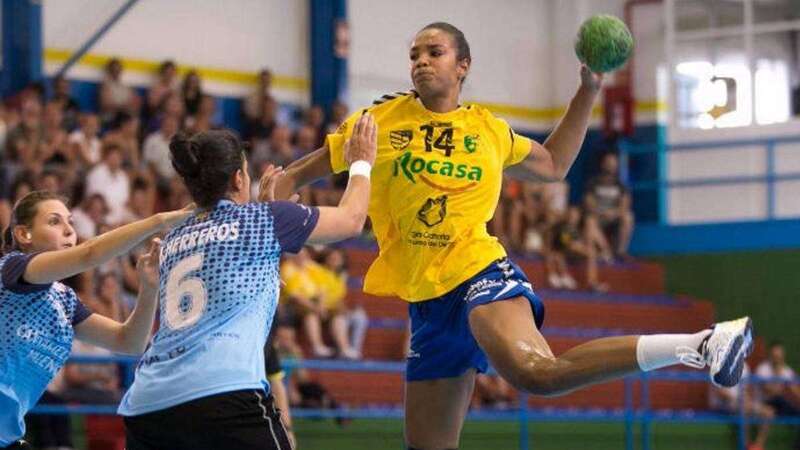 Imagen de archivo de la jugadora internacional del Rocasa Gran Canaria, Sayna Mbengue (Foto TA)